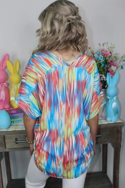 Adrienne Madison "Summer Zag" Top<Allie Lynn's Boutique Shop