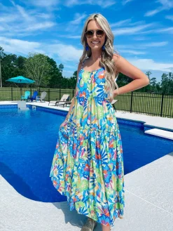 Barbados Midi Dress<Allie Lynn's Boutique Fashion