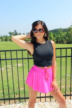Black Solid Tank<Allie Lynn's Boutique New