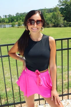 Black Solid Tank<Allie Lynn's Boutique New