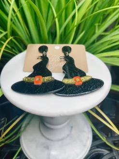 Black Witch Earrings<Allie Lynn's Boutique Store