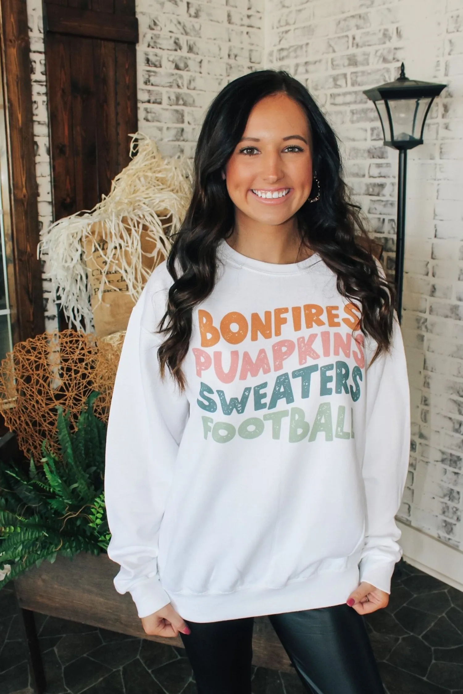 Bonfires / Pumpkins Sweatshirt<Allie Lynn's Boutique Best