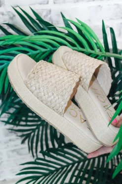 Cairo Platform Sandals "Beige"<Allie Lynn's Boutique Best