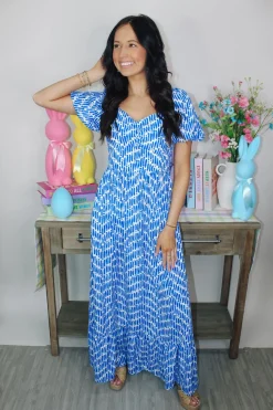 Cassie Printed Maxi Dress<Allie Lynn's Boutique Discount