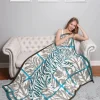 Cheetah Blanket "Teal"<Allie Lynn's Boutique Store