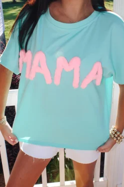 Chunky Fleece "Mama" Top<Allie Lynn's Boutique Shop