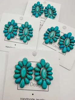 Coastal Cowgirl "Blue" Studs<Allie Lynn's Boutique Outlet