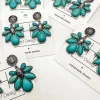 Coastal Cowgirl Earrings "Turquoise"<Allie Lynn's Boutique Shop