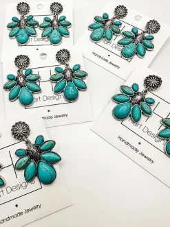 Coastal Cowgirl Earrings "Turquoise"<Allie Lynn's Boutique Shop
