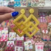 Color Pop Earrings "Yellow"<Allie Lynn's Boutique New