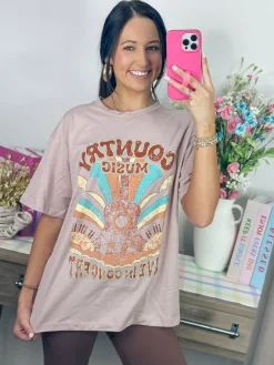 Country Music Vintage Graphic Tee 