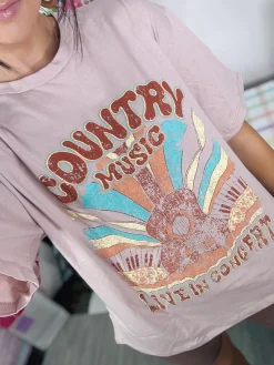 Country Music Vintage Graphic Tee 