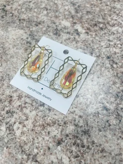 Crystal Gold Earrings<Allie Lynn's Boutique Best Sale