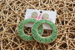 Date Night Earrings "Green"<Allie Lynn's Boutique Online