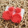 Day Dreaming Earrings "Red"<Allie Lynn's Boutique Store