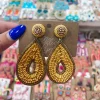 Ear Candy "Mustard" Earrings<Allie Lynn's Boutique Hot