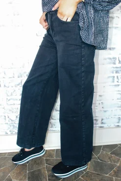 Entro Wide Leg Pants "Black"<Allie Lynn's Boutique Store