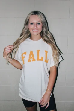 Fall Oversized Graphic Tee 