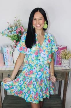 Garden Of Dreams Mini Dress<Allie Lynn's Boutique Discount