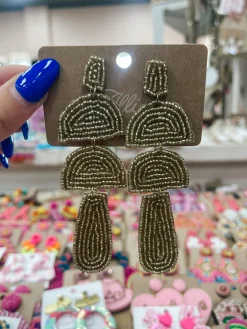 Glam Gold Earrings<Allie Lynn's Boutique Clearance
