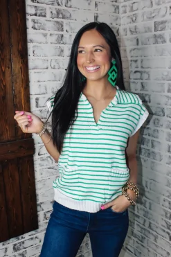 Go Green Sweater Top<Allie Lynn's Boutique Fashion