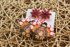 Gobble Turkey Earrings<Allie Lynn's Boutique Store