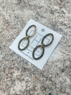 Gold Oval Drop Earrings<Allie Lynn's Boutique Hot