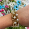 Golden Pearl Bracelet Stack<Allie Lynn's Boutique Online