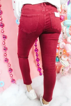 High Rise Skinny Pants 