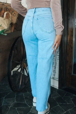 Hr Cargo Pocket Wide Leg Jeans 