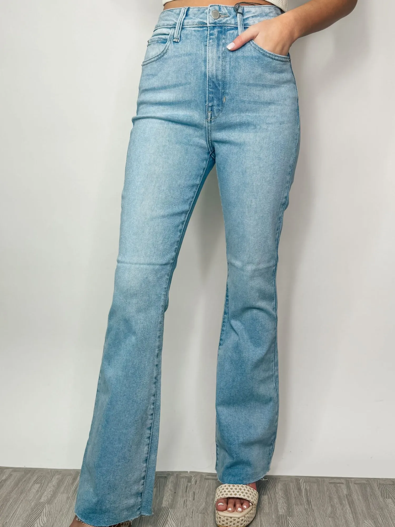 Hr Vintage Skinny Flare "Light Denim"<Allie Lynn's Boutique Best Sale