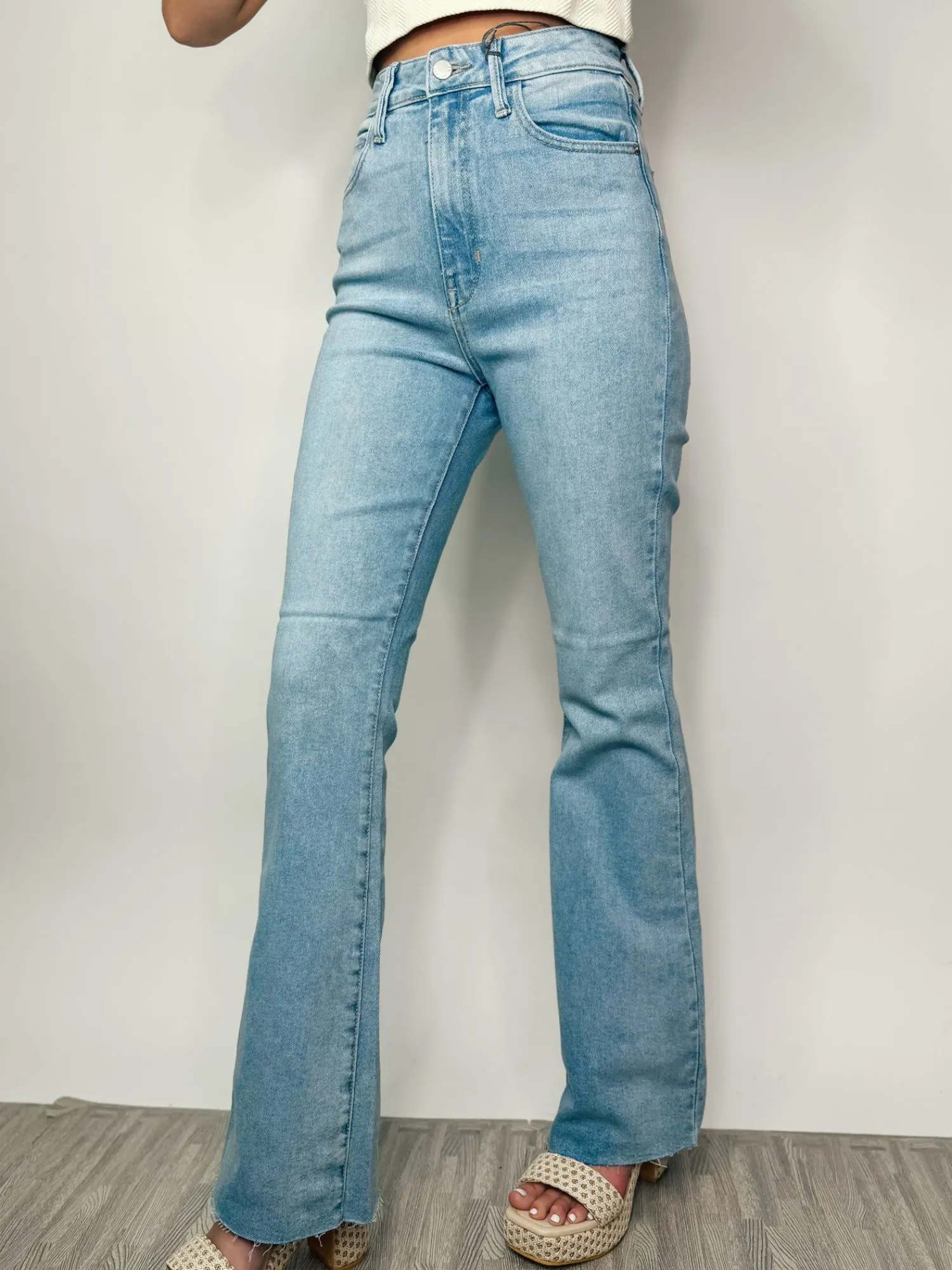 Hr Vintage Skinny Flare "Light Denim"<Allie Lynn's Boutique Best Sale