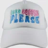 Iced Coffee Please Trucker Hat "White"<Allie Lynn's Boutique Clearance