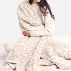 Leopard Blanket "Tan"<Allie Lynn's Boutique Sale