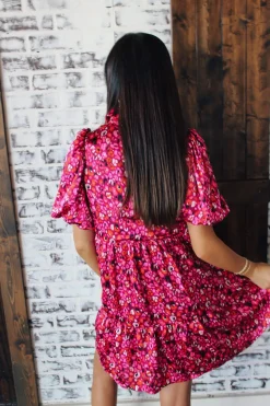 Magenta August Dress<Allie Lynn's Boutique Hot