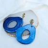 Metallic Royal Earrings<Allie Lynn's Boutique Sale