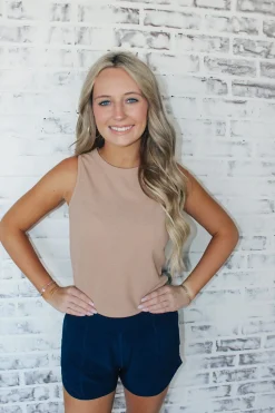 My Style Top "Taupe"<Allie Lynn's Boutique Outlet