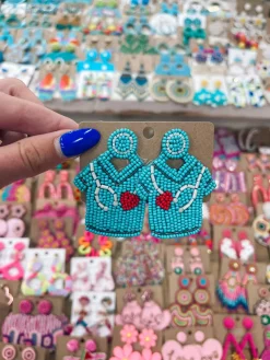 Nurse Earrings "Blue"<Allie Lynn's Boutique Discount