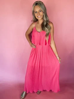 Pretty In Pink Maxi Dress<Allie Lynn's Boutique Clearance