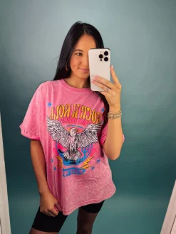 Rock N Roll World Tour Vintage Graphic Tee 
