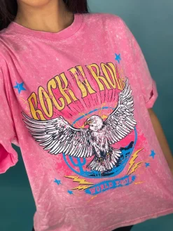 Rock N Roll World Tour Vintage Graphic Tee 