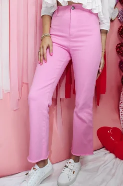 Stretchy Wide Leg Pants "Candy"<Allie Lynn's Boutique Flash Sale