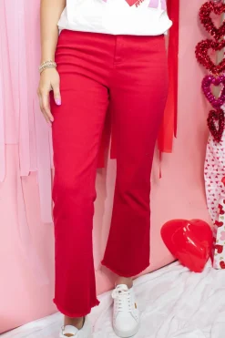 Stretchy Wide Leg Pants
