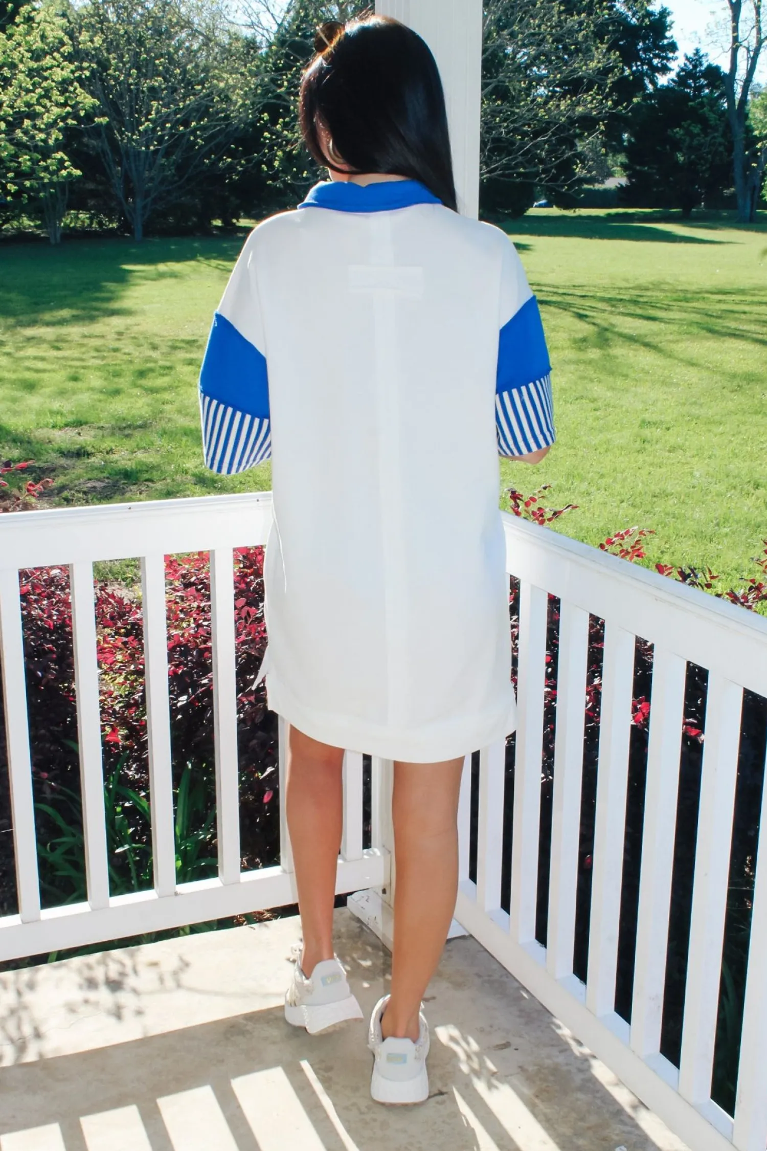Stripe/Colorblock Mini Dress<Allie Lynn's Boutique Hot