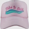 Take It Easy Trucker Hat "Light Pink"<Allie Lynn's Boutique Cheap