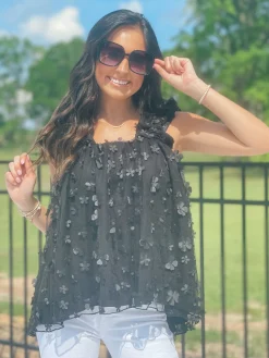 Tulu Tank "Black"<Allie Lynn's Boutique Best