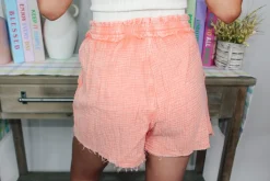 Washed Gauze Comfy Shorts 