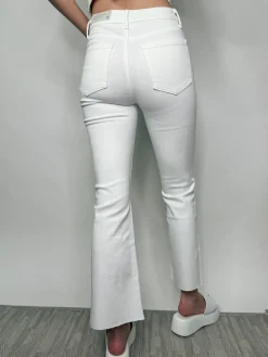 White Cropped Flares<Allie Lynn's Boutique Online