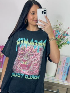 World Tour Leopard Graphic Tee 